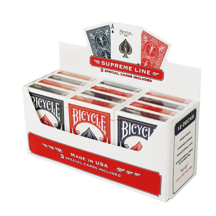 Bicycle - Supreme Line talia kart do magii i cardistry najwyższa jakość